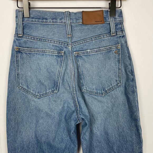 Madewell | The Perfect Vintage Button Fly High Rise Straight Leg Jeans *ALTERED* - Picture 4 of 9